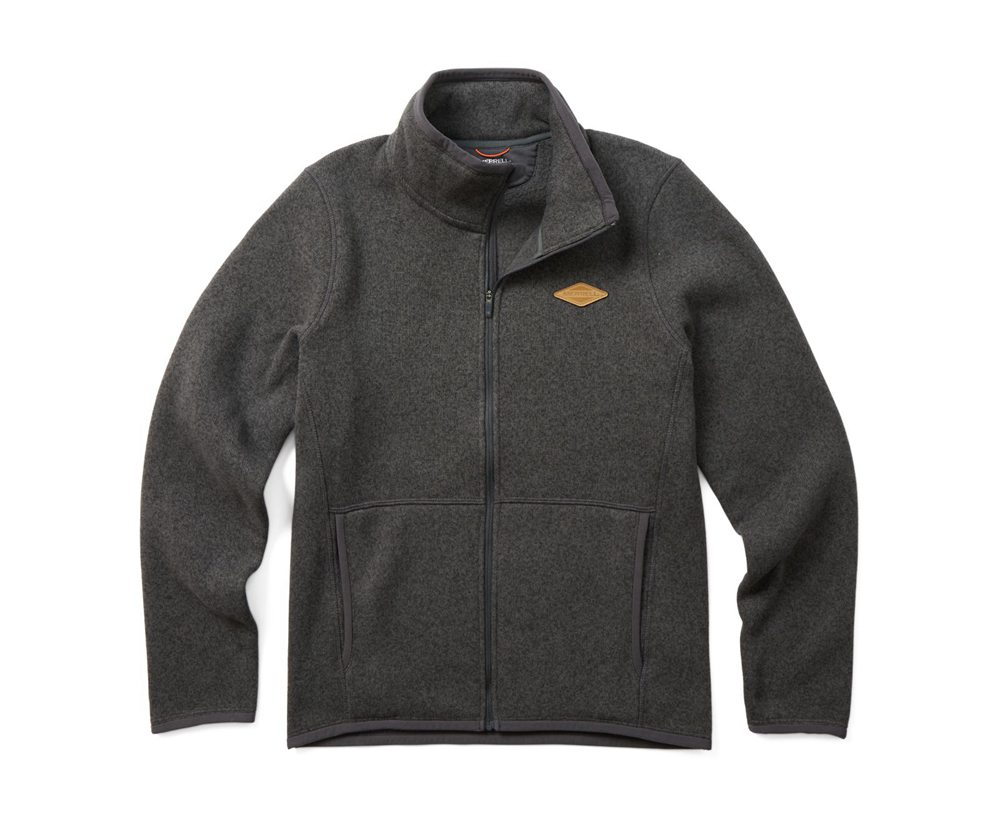 Kurtka Merrell Damskie Szare - Sweater Weather Full Zip - 620514-CGT